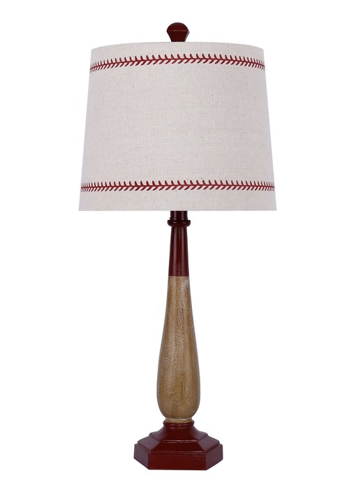 Baseball 25.5" Poly Table Lamp